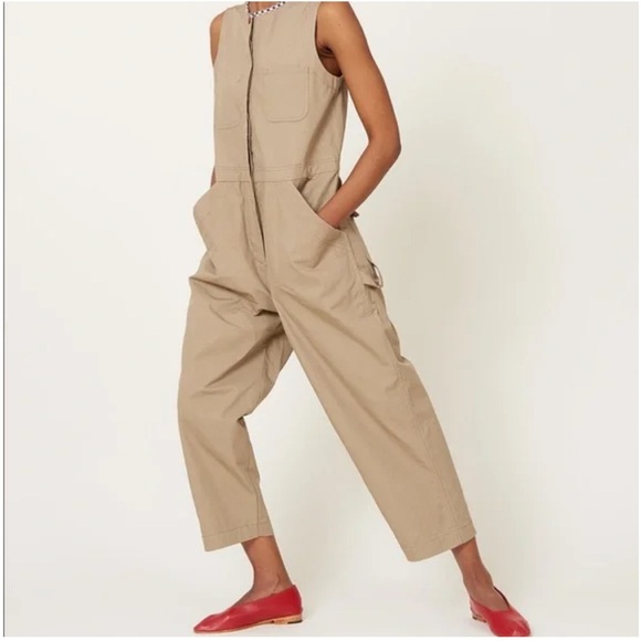 Womens Caron Callahan Tobias Jumpsuit in Gray - Picture 1 of 8